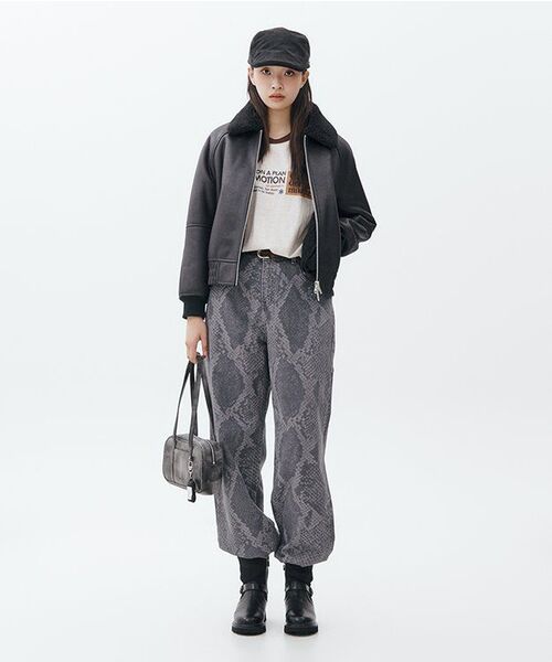 MILK WAVE（ミルクウェーブ）の「ブレンディッドラッタンゴチェーンショルダーバッグ[チャコール]（ショルダーバッグ・レディース・その他・FREE）」の13枚目の写真