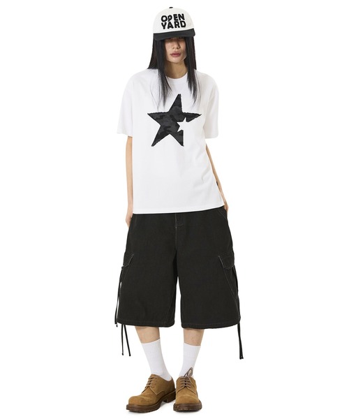 OY(オーワイ)の「『OY/オーワイ』CAMO STAR PATCH TEE /カモスターパッチTシャツ(Tシャツ/カットソー・メンズ・ホワイト/ブラック・M/L)」の19枚目の写真
