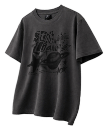 スタライトピグメントオーバーサイズ半袖Tシャツチャコール