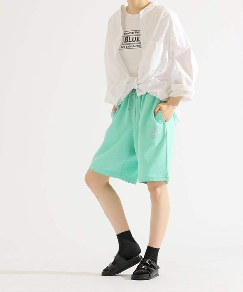 PARIS SAINT-GERMAIN(パリサンジェルマン)の「【Paris Saint-Germain / パリ・サン=ジェルマン】 JP METALIC LOGO SHORTS(その他パンツ・メンズ・チャコールグレー/ブラック/グリーン/ホワイト・LARGE/MEDIUM/SMALL)」の6枚目の写真