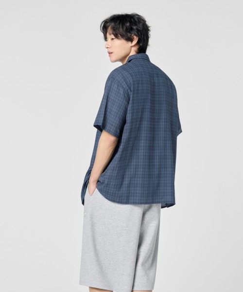 Vini(ヴィニ)の「ビンテージチェック フロントポケットハーフシャツ(Tシャツ/カットソー・メンズ・ブラック/ネイビー/ブラウン・MEDIUM/LARGE)」の10枚目の写真