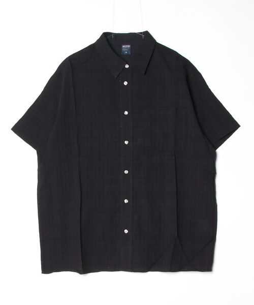 Vini(ヴィニ)の「ビンテージチェック フロントポケットハーフシャツ(Tシャツ/カットソー・メンズ・ブラック/ネイビー/ブラウン・MEDIUM/LARGE)」の13枚目の写真