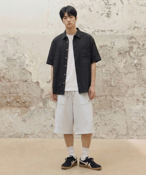 Vini(ヴィニ)の「ビンテージチェック フロントポケットハーフシャツ(Tシャツ/カットソー・メンズ・ブラック/ネイビー/ブラウン・MEDIUM/LARGE)」の16枚目の写真