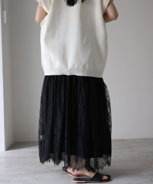 model：164cm. 着用サイズ：FREE