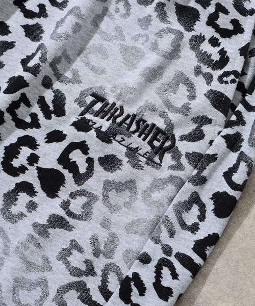 THRASHER(スラッシャー)の「【THRASHER/スラッシャー】スプレーライク加工 レオパード柄 ショーパン(スウェットパンツ・メンズ・ブラック/ブルー/アッシュグレー・XL/L/M)」の13枚目の写真
