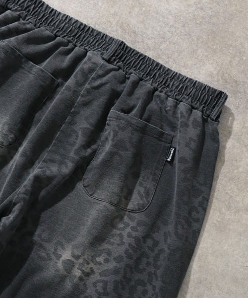 THRASHER(スラッシャー)の「【THRASHER/スラッシャー】スプレーライク加工 レオパード柄 ショーパン(スウェットパンツ・メンズ・ブラック/ブルー/アッシュグレー・XL/L/M)」の8枚目の写真