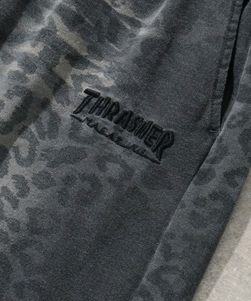 THRASHER(スラッシャー)の「【THRASHER/スラッシャー】スプレーライク加工 レオパード柄 ショーパン(スウェットパンツ・メンズ・ブラック/ブルー/アッシュグレー・XL/L/M)」の11枚目の写真