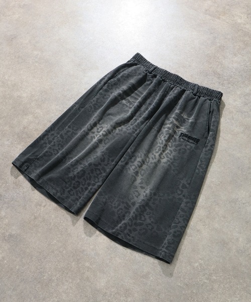 THRASHER(スラッシャー)の「【THRASHER/スラッシャー】スプレーライク加工 レオパード柄 ショーパン(スウェットパンツ・メンズ・ブラック/ブルー/アッシュグレー・XL/L/M)」の10枚目の写真