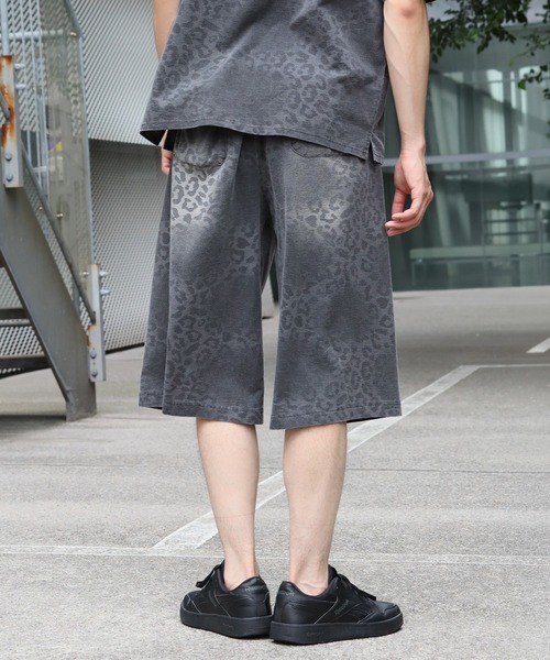 THRASHER(スラッシャー)の「【THRASHER/スラッシャー】スプレーライク加工 レオパード柄 ショーパン(スウェットパンツ・メンズ・ブラック/ブルー/アッシュグレー・XL/L/M)」の19枚目の写真