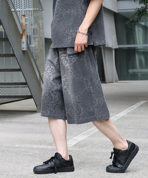 THRASHER(スラッシャー)の「【THRASHER/スラッシャー】スプレーライク加工 レオパード柄 ショーパン(スウェットパンツ・メンズ・ブラック/ブルー/アッシュグレー・XL/L/M)」の18枚目の写真