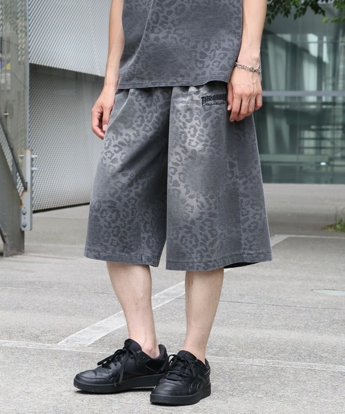 THRASHER(スラッシャー)の「【THRASHER/スラッシャー】スプレーライク加工 レオパード柄 ショーパン(スウェットパンツ・メンズ・ブラック/ブルー/アッシュグレー・XL/L/M)」の17枚目の写真
