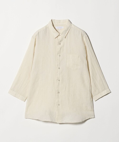 セール】リネン シャンブレー ジャスト 7分袖 シャツ＜A DAY IN THE