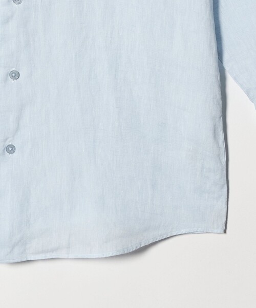 A DAY IN THE LIFE UNITED ARROWS(アデイインザライフユナイテッドアローズ)の「リネン シャンブレー ジャスト 7分袖 シャツ<A DAY IN THE LIFE>(シャツ/ブラウス・メンズ・ライトブルー/その他1/ナチュラル・L/XL/M/S)」の8枚目の写真