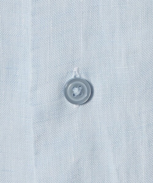 A DAY IN THE LIFE UNITED ARROWS(アデイインザライフユナイテッドアローズ)の「リネン シャンブレー ジャスト 7分袖 シャツ<A DAY IN THE LIFE>(シャツ/ブラウス・メンズ・ライトブルー/その他1/ナチュラル・L/XL/M/S)」の9枚目の写真
