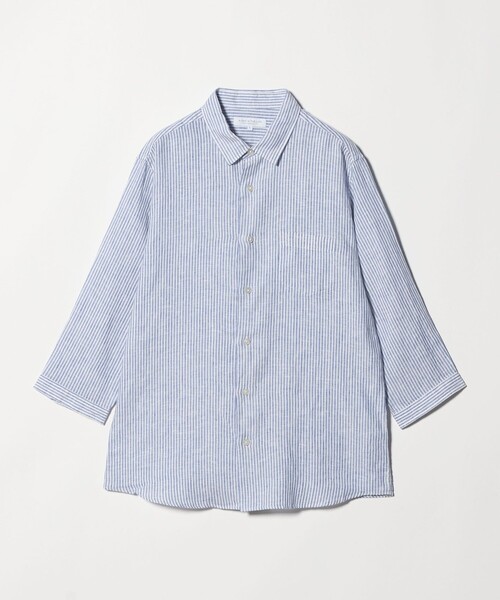 A DAY IN THE LIFE UNITED ARROWS(アデイインザライフユナイテッドアローズ)の「リネン シャンブレー ジャスト 7分袖 シャツ<A DAY IN THE LIFE>(シャツ/ブラウス・メンズ・ライトブルー/その他1/ナチュラル・L/XL/M/S)」の17枚目の写真