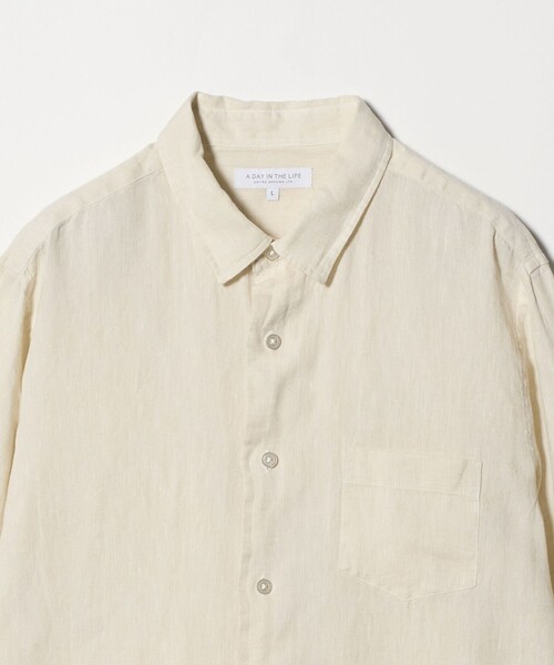 A DAY IN THE LIFE UNITED ARROWS(アデイインザライフユナイテッドアローズ)の「リネン シャンブレー ジャスト 7分袖 シャツ<A DAY IN THE LIFE>(シャツ/ブラウス・メンズ・ライトブルー/その他1/ナチュラル・L/XL/M/S)」の20枚目の写真