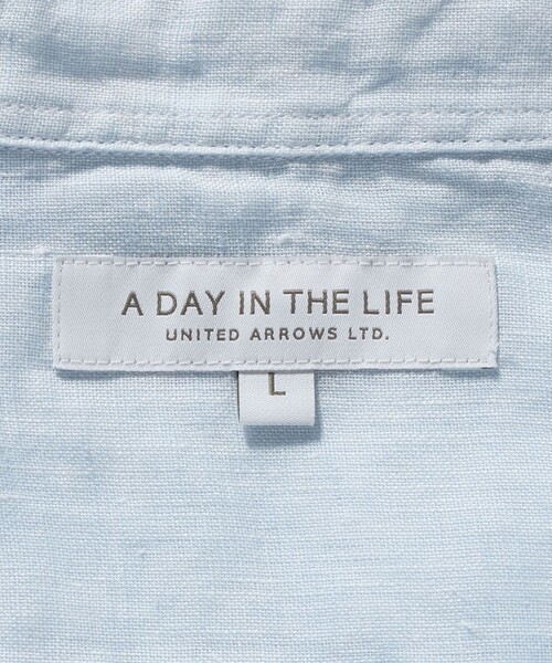 A DAY IN THE LIFE UNITED ARROWS(アデイインザライフユナイテッドアローズ)の「リネン シャンブレー ジャスト 7分袖 シャツ<A DAY IN THE LIFE>(シャツ/ブラウス・メンズ・ライトブルー/その他1/ナチュラル・L/XL/M/S)」の22枚目の写真