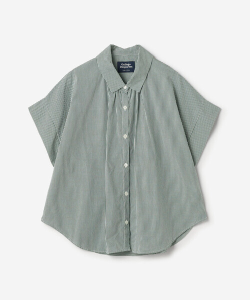 GALLEGO DESPORTES（ギャレゴデスポート）の「GALLEGO DESPORTES | コットン ショートスリーブシャツ GREEN CHECK WOMEN（シャツ/ブラウス・レディース・グリーン系その他・S）」の12枚目の写真