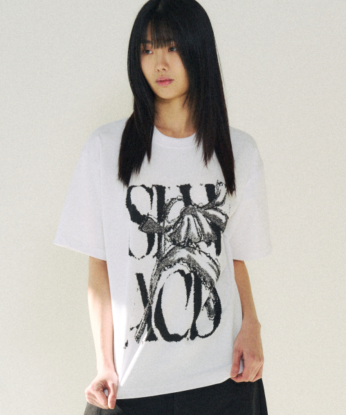 SLOWACID（スローアシッド）の「ラスティロゴ半袖Tシャツ[ホワイト]（Tシャツ/カットソー・レディース・その他・LARGE/MEDIUM/SMALL/X-LARGE）」の6枚目の写真