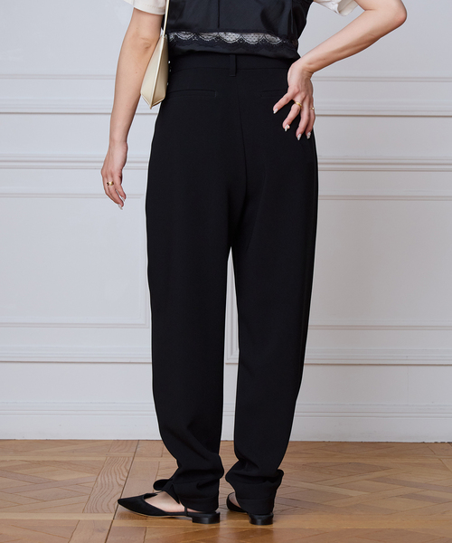 IENA LA BOUCLE(イエナラブークル)の「IENA LA BOUCLE バックサテンジョーゼットパンツ(その他パンツ・レディース・ブラック・38/36)」の13枚目の写真