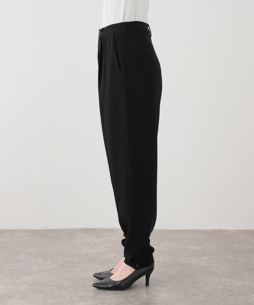 IENA LA BOUCLE(イエナラブークル)の「IENA LA BOUCLE バックサテンジョーゼットパンツ(その他パンツ・レディース・ブラック・38/36)」の5枚目の写真