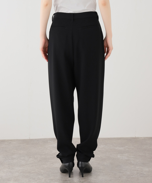 IENA LA BOUCLE(イエナラブークル)の「IENA LA BOUCLE バックサテンジョーゼットパンツ(その他パンツ・レディース・ブラック・38/36)」の4枚目の写真