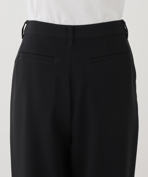 IENA LA BOUCLE(イエナラブークル)の「IENA LA BOUCLE バックサテンジョーゼットパンツ(その他パンツ・レディース・ブラック・38/36)」の3枚目の写真