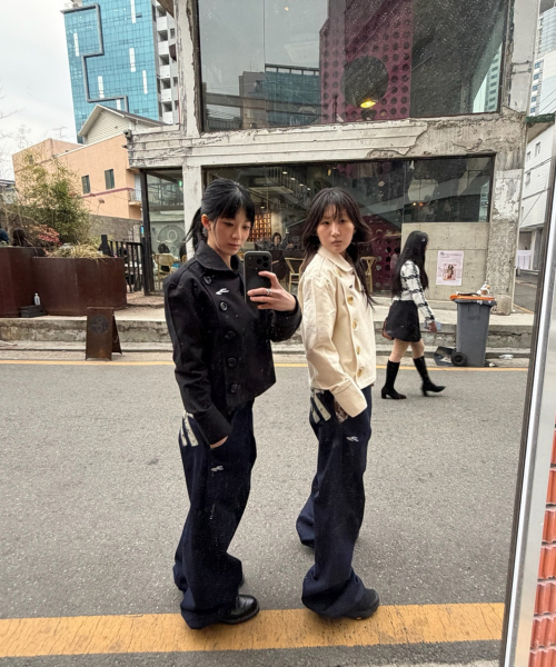 TANSANMAGNESIUM（タンサン マグネシウム）の「ビッグボタンハイネックジャケット（ブラック）（その他アウター・レディース・その他・O/S）」の7枚目の写真