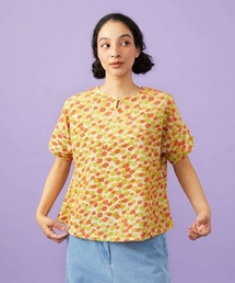 Livia de flores フラワージャカードカットソー