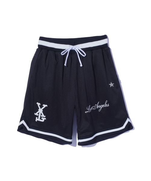 XLARGE(エクストララージ)の「CLASSIC BASKETBALL SHORT PANTS(その他パンツ・メンズ・ブラック/グリーン・XL/L/M/S)」の1枚目の写真