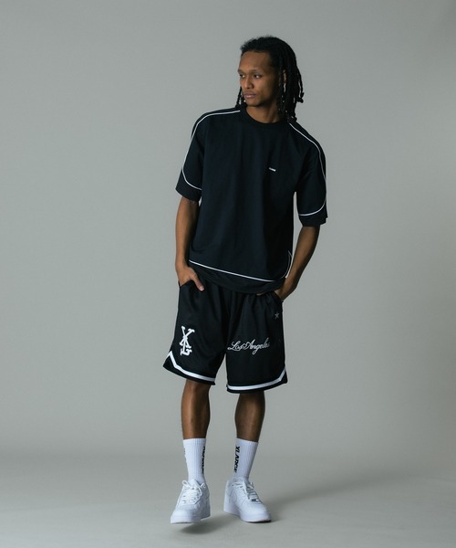 XLARGE(エクストララージ)の「CLASSIC BASKETBALL SHORT PANTS(その他パンツ・メンズ・ブラック/グリーン・XL/L/M/S)」の10枚目の写真