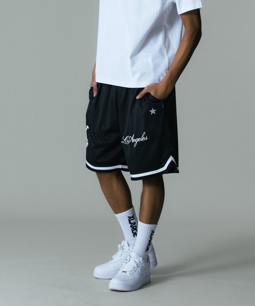 XLARGE(エクストララージ)の「CLASSIC BASKETBALL SHORT PANTS(その他パンツ・メンズ・ブラック/グリーン・XL/L/M/S)」の6枚目の写真