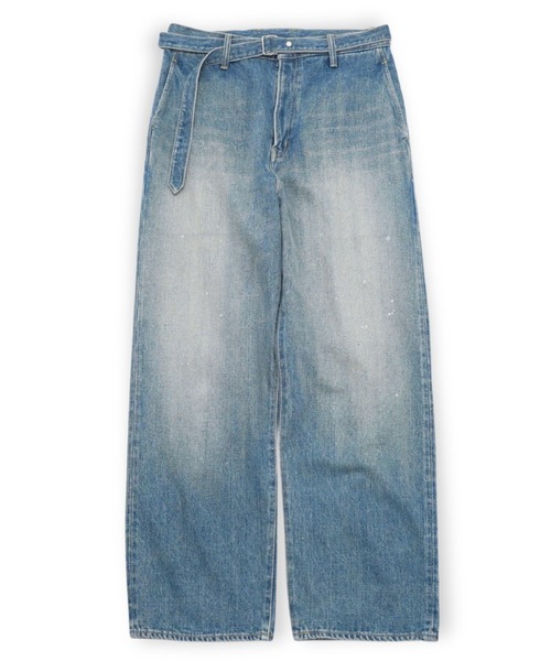YOKO SAKAMOTO】BELTED TROUSERS（デニムパンツ）｜yoko sakamoto