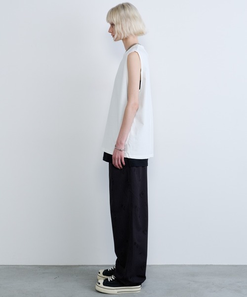 AFF AIVER(エイエフエフアイバー)の「AFF AIVER 吸水速乾天竺 センターシーム N/S TEE(Tシャツ/カットソー・メンズ・チャコールグレー/オフホワイト/ブラック・LARGE/MEDIUM/SMALL)」の7枚目の写真