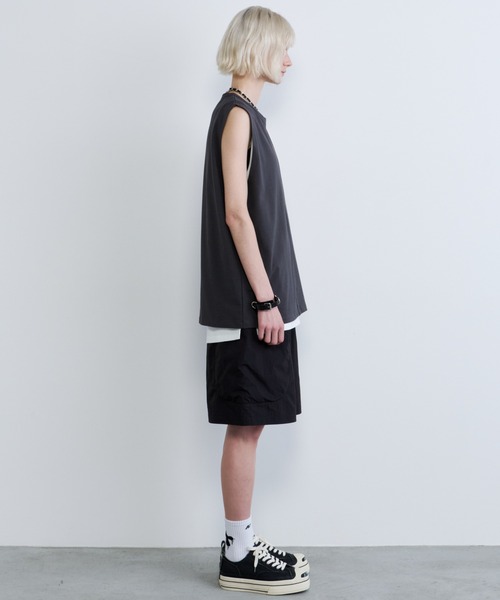 AFF AIVER(エイエフエフアイバー)の「AFF AIVER 吸水速乾天竺 センターシーム N/S TEE(Tシャツ/カットソー・メンズ・チャコールグレー/オフホワイト/ブラック・LARGE/MEDIUM/SMALL)」の22枚目の写真