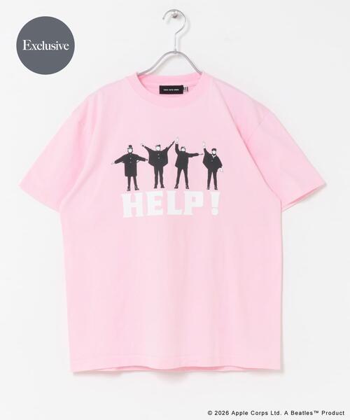 GOOD ROCK SPEED（グッドロックスピード）の「『別注』GOOD ROCK SPEED×DOORS　BEATLES HELP（Tシャツ/カットソー・レディース・ピンク系その他/ブラック系その他/ブルー系その他/ホワイト系その他・ONE）」の4枚目の写真