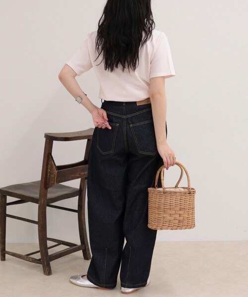 fredy emue（フレディエミュ）の「FR刺しゅうCOTTONポロシャツ（ポロシャツ・レディース・ホワイト系その他/グリーン系その他/ベビーピンク/チャコールグレー/ブラック系その他・38）」の10枚目の写真