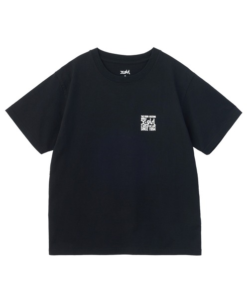 X-girl(エックスガール)の「SIGNBOARD LOGO S/S TEE(Tシャツ/カットソー・レディース・ブラック/ホワイト/グリーン・S/M/L)」の6枚目の写真