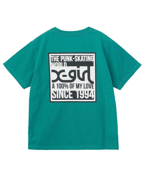 X-girl(エックスガール)の「SIGNBOARD LOGO S/S TEE(Tシャツ/カットソー・レディース・ブラック/ホワイト/グリーン・S/M/L)」の15枚目の写真