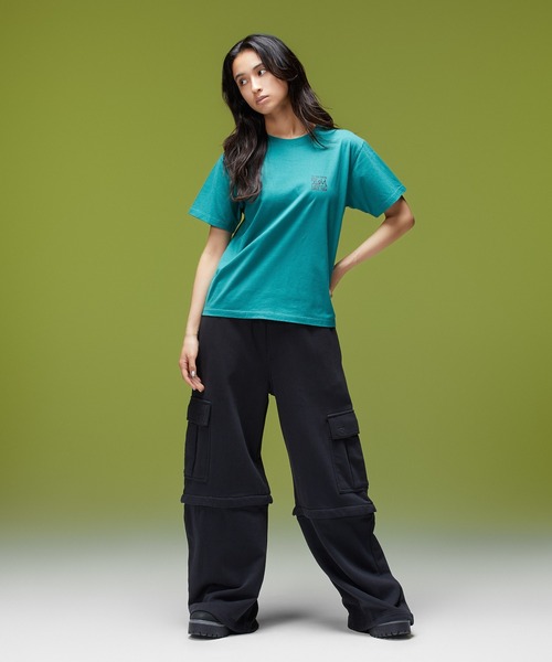 X-girl(エックスガール)の「SIGNBOARD LOGO S/S TEE(Tシャツ/カットソー・レディース・ブラック/ホワイト/グリーン・S/M/L)」の14枚目の写真