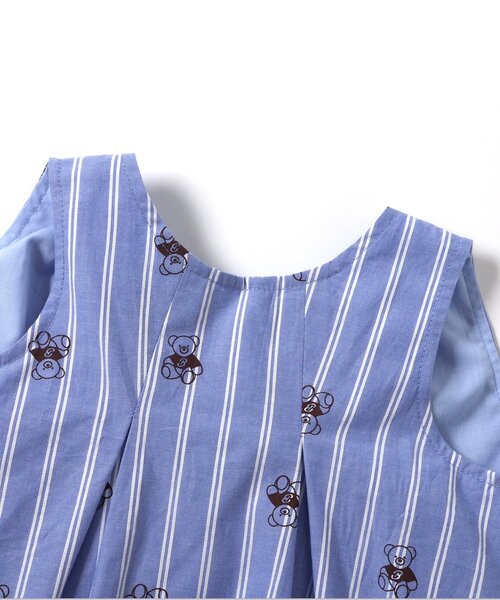 apres les cours(アプレレクール)の「tiny bear2WAYワンピース(ワンピース・キッズ・サックスブルー/アイボリー・100/80/120/110/90)」の22枚目の写真