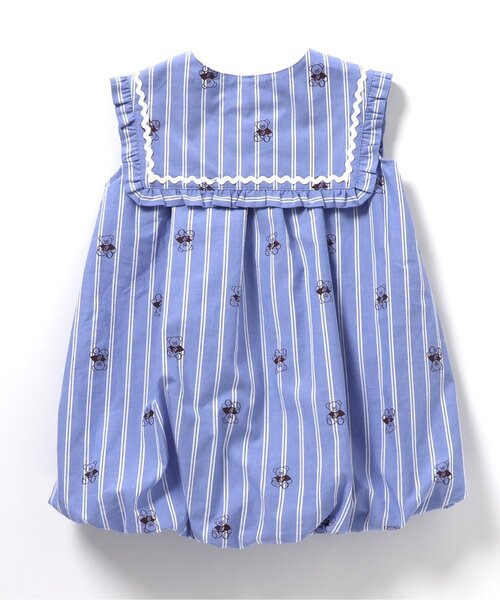 apres les cours(アプレレクール)の「tiny bear2WAYワンピース(ワンピース・キッズ・サックスブルー/アイボリー・100/80/120/110/90)」の5枚目の写真