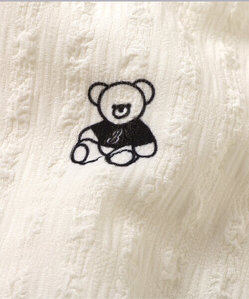 apres les cours(アプレレクール)の「tiny bear2WAYワンピース(ワンピース・キッズ・サックスブルー/アイボリー・100/80/120/110/90)」の8枚目の写真