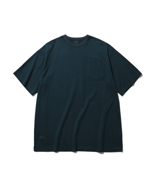 ANGLAN(アングラン)の「Essential Big Half Tee - Blue Green(Tシャツ/カットソー・メンズ・その他・ONE SIZE)」の1枚目の写真