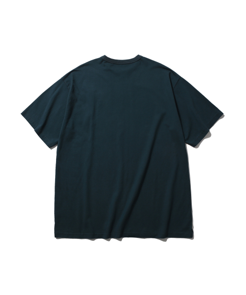 ANGLAN(アングラン)の「Essential Big Half Tee - Blue Green(Tシャツ/カットソー・メンズ・その他・ONE SIZE)」の2枚目の写真