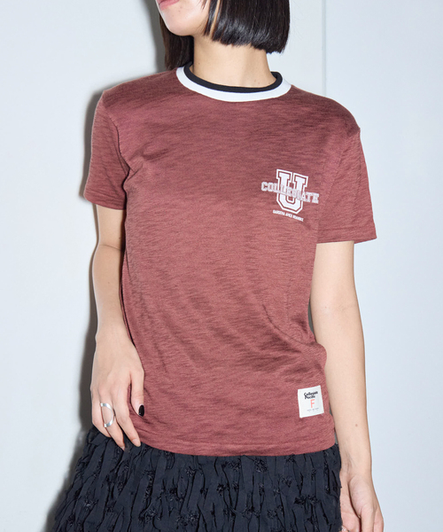 Tシャツ/カットソー（ブラウン/茶色系）ファッション通販 - ZOZOTOWN