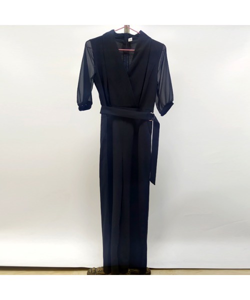 witch(ウイッチ)の「オールインワンワイドパンツ ドレス美しいシルエット(つなぎ/オールインワン・レディース・ブラック・S/M/L/XL)」の10枚目の写真