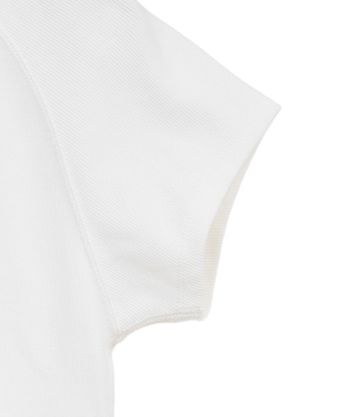 CLANE(クラネ)の「CLANE/クラネ/ROUND SHORT SLEEVE TOPS(Tシャツ/カットソー・レディース・ブラック/ホワイト・1)」の13枚目の写真
