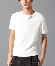 LAND MUSEUM | LAND MUSEUM／スリムヘンリーネックＴ(Tシャツ/カットソー)