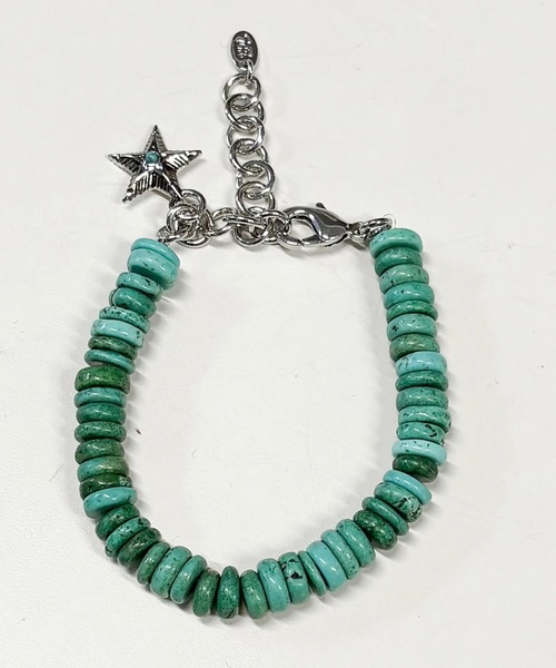 TMT（ティーエムティー）の「BRACELET（STAR）（ブレスレット・メンズ・ブラック/ターコイズブルー/レッド・FREE）」の12枚目の写真